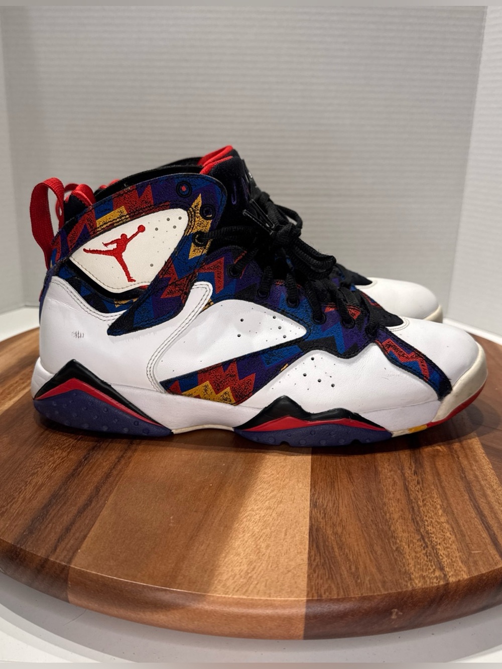 Jordan 7 VII Retro Ugly Sweater Nothing But Net Sneakers - Men’s Size 8